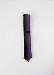 Cravate violet ELIOS pour homme seconde vue