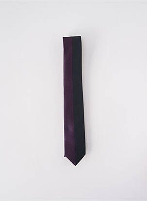 Cravate fermeture liens à nouer violet ELIOS homme