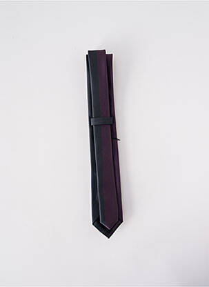 Cravate fermeture liens à nouer violet ELIOS homme