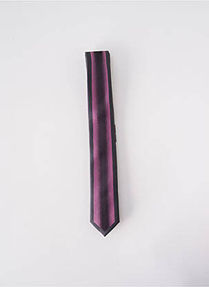 Cravate fermeture liens à nouer violet ELIOS homme