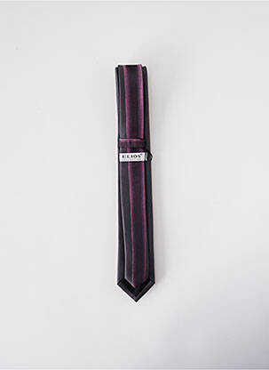 Cravate fermeture liens à nouer violet ELIOS homme