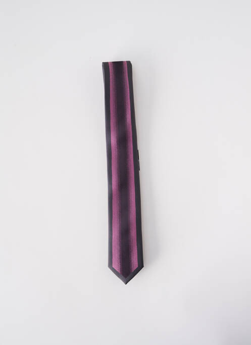 Cravate fermeture liens à nouer violet ELIOS homme