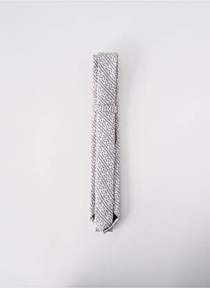 Cravate fermeture liens à nouer gris ELIOS homme