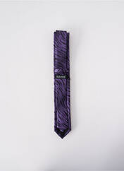 Cravate violet ELIOS pour homme seconde vue