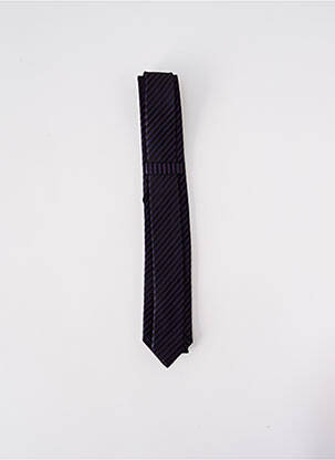 Cravate fermeture liens à nouer violet ELIOS homme