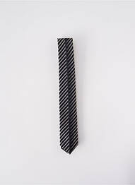 Cravate fermeture liens à nouer gris ELIOS homme