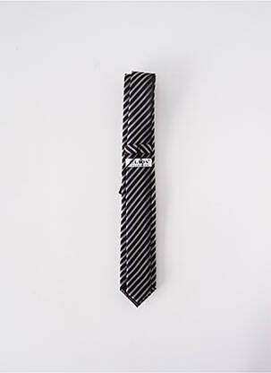 Cravate fermeture liens à nouer gris ELIOS homme