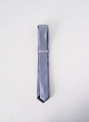 Cravate fermeture liens à nouer gris ELIOS homme