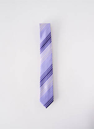Cravate fermeture liens à nouer violet ELIOS homme