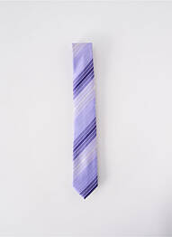 Cravate fermeture liens à nouer violet ELIOS homme