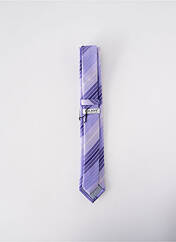 Cravate violet ELIOS pour homme seconde vue