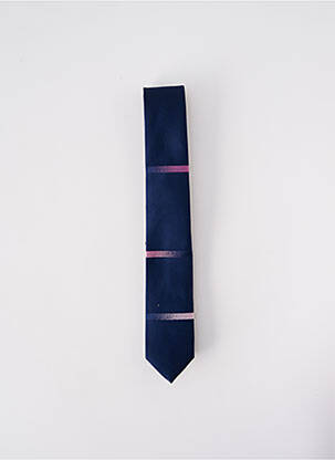 Cravate fermeture liens à nouer rose ELIOS homme