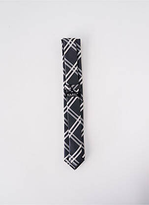 Cravate fermeture liens à nouer gris ELIOS homme