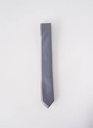 Cravate fermeture liens à nouer gris ELIOS homme