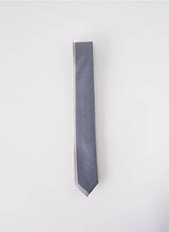 Cravate fermeture liens à nouer gris ELIOS homme
