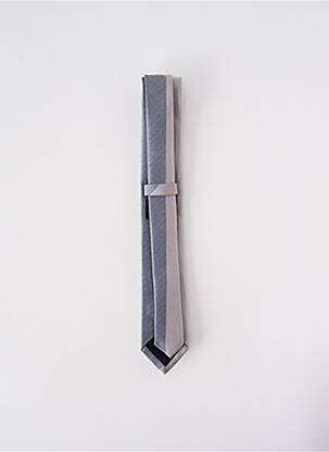 Cravate fermeture liens à nouer gris ELIOS homme