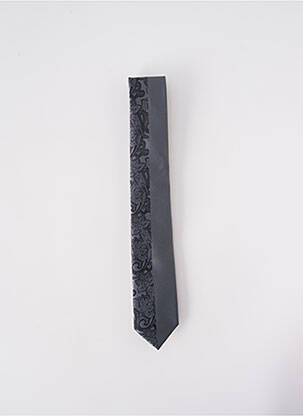 Cravate fermeture liens à nouer gris ELIOS homme