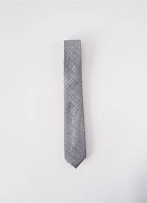 Cravate fermeture liens à nouer gris ELIOS homme