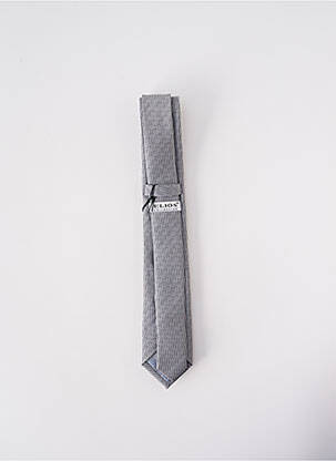 Cravate fermeture liens à nouer gris ELIOS homme