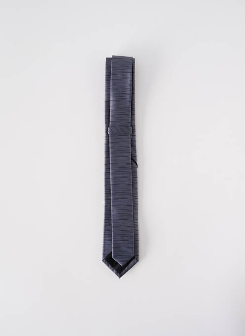 Cravate fermeture liens à nouer gris ELIOS homme