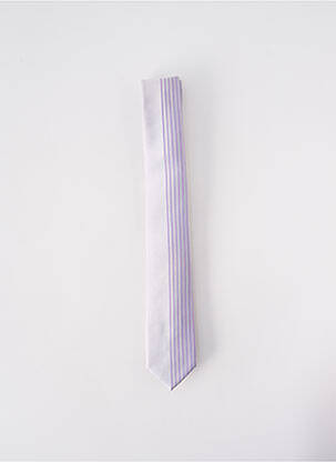 Cravate fermeture liens à nouer violet ELIOS homme