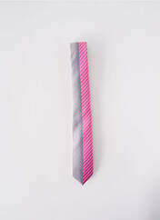 Cravate rose ELIOS pour homme seconde vue