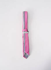 Cravate rose ELIOS pour homme seconde vue