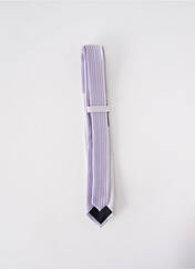 Cravate violet ELIOS pour homme seconde vue