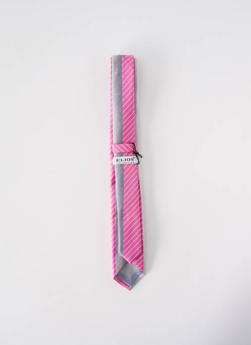 Cravate rose ELIOS pour homme