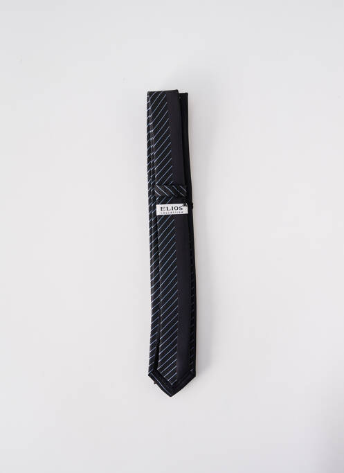 Cravate fermeture liens à nouer noir ELIOS homme