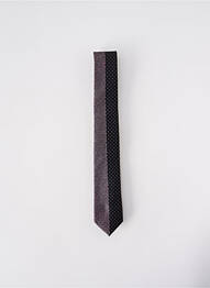 Cravate fermeture liens à nouer noir ELIOS homme
