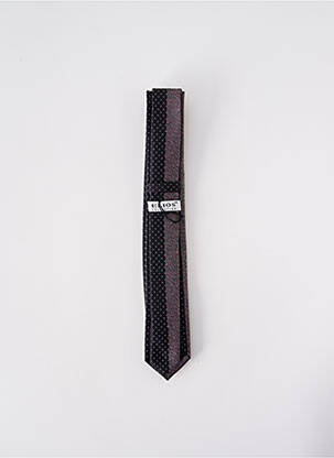 Cravate fermeture liens à nouer noir ELIOS homme