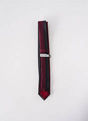 Cravate rouge ELIOS pour homme seconde vue