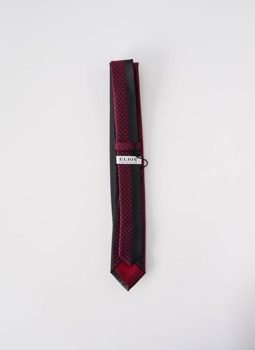 Cravate fermeture liens à nouer rouge ELIOS homme