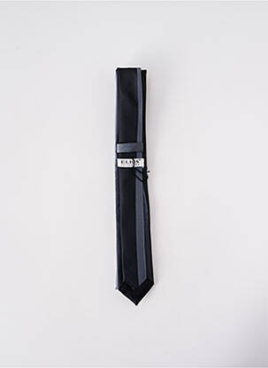 Cravate fermeture liens à nouer noir ELIOS homme