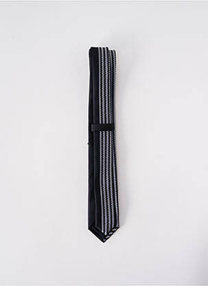 Cravate fermeture liens à nouer noir ELIOS homme
