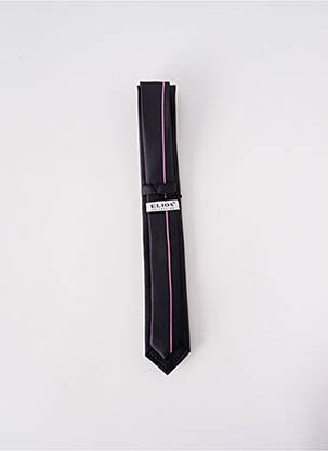 Cravate fermeture liens à nouer noir ELIOS homme