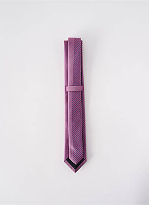 Cravate fermeture liens à nouer violet ELIOS homme
