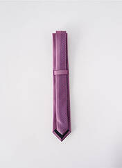 Cravate violet ELIOS pour homme seconde vue