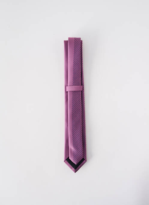 Cravate fermeture liens à nouer violet ELIOS homme