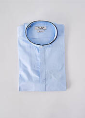 Chemise manches longues bleu ELIOS pour homme seconde vue
