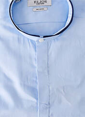 Chemise manches longues bleu ELIOS pour homme seconde vue