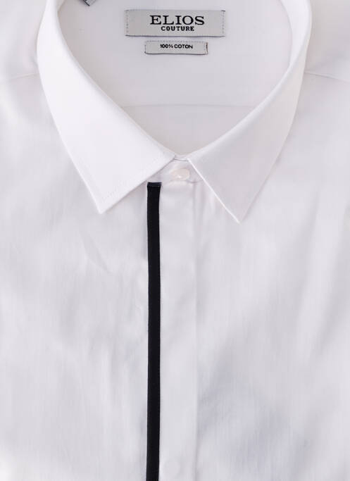 Chemise manches longues blanc ELIOS pour homme