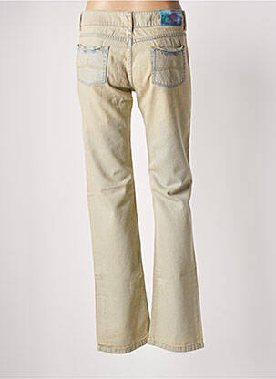 Jeans coupe droite poches beige IKKS femme