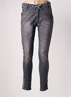 Jeans coupe slim poches gris KAPORAL femme