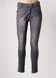 Jeans coupe slim poches gris KAPORAL femme