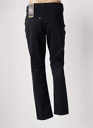 Pantalon droit fermeture zippée sous rabat boutonné noir STREET ONE femme