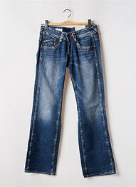 Jeans coupe droite poches bleu PEPE JEANS femme