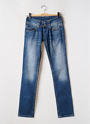 Jeans coupe slim poches bleu PEPE JEANS femme