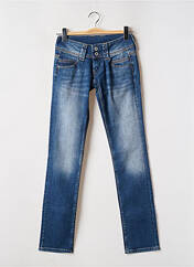 Jeans coupe slim bleu PEPE JEANS pour femme seconde vue